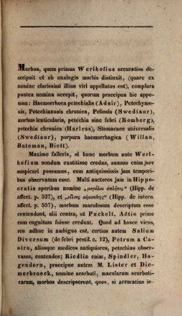 De morbo maculoso haemorrhagico Werlhofii : adiecta morbi historia ; diss. inaug. med.