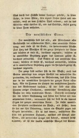 Die menschlichen Sinne