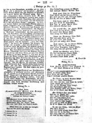 Beilage zu No. 75.
