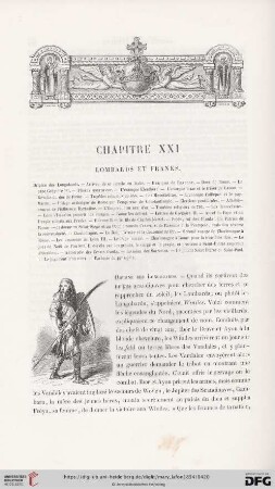 Chapitre XXI: Lombards et Franks