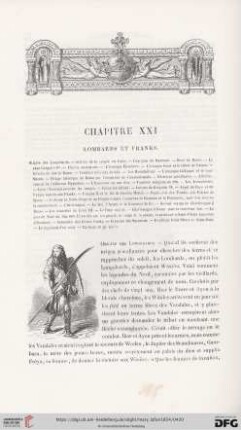 Chapitre XXI: Lombards et Franks