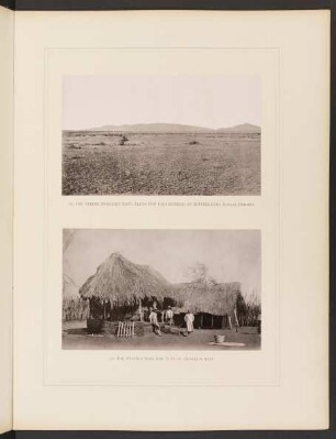 29. Die Steppe zwischen Rufu-Fluss und Paregebirge; im Mittelgrund Massai-Herden 30. Die Station Mafi der D.-O.-A. Gesellschaft