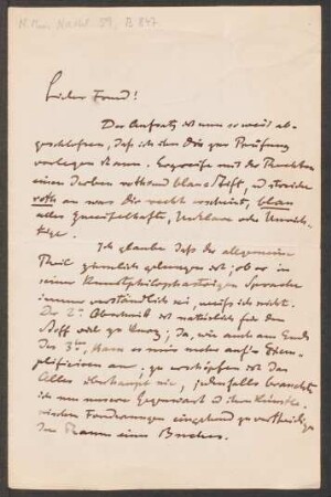 Brief an Friedrich Spitta : 18.01.1896