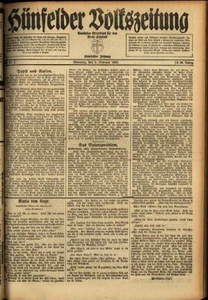 Ausgabe vom Dienstag, den 03. Februar 1920.