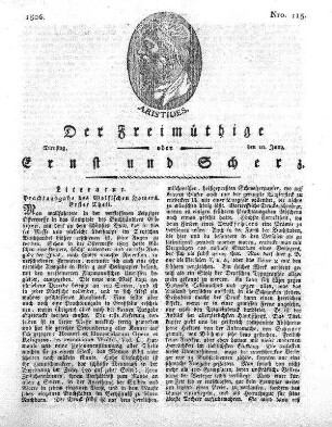 Nro. 115, Dienstag den 10. Juny 1806