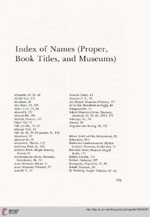 Index of Names (Proper, Book Titles, and Museums)