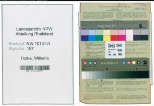 Entnazifizierung Wilhelm Tlotke , geb. 04.04.1905 (Dreher)