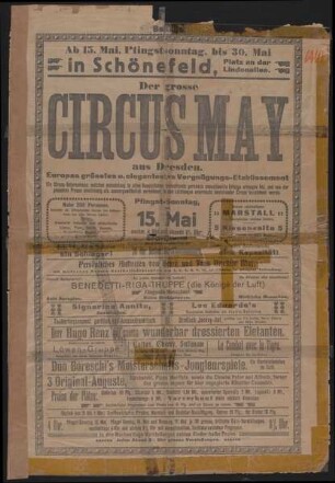 Circus May, Leipzig, 1910