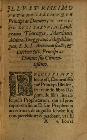 Concionum Dispositiones In Evangelia Dominicalia : studiosae iuuentuti in Academia Vitebergensi publicè propositae
