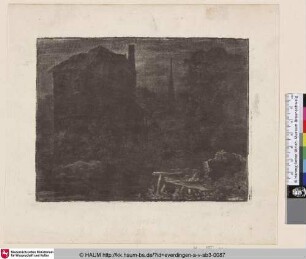 [Landschaft, Schabkunstblatt; Paysage en manière noire; The Landscape in Mezzotint]