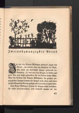 Zweiundzwanzigster Abend