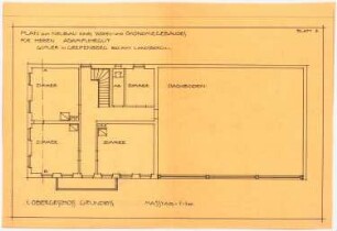 Wohn- und Wirtschaftsgebäudes, Greifenberg: Grundriss 1.OG 1:100