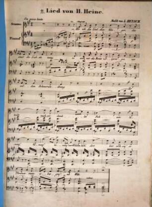 Lied : von H. Heine