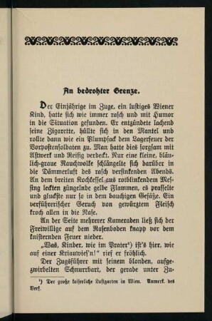 9-16, An bedrohter Grenze