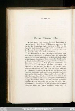 Aus der Polenzeit Peras