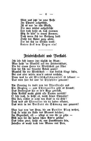 Friedrichsstadt und Vorstadt