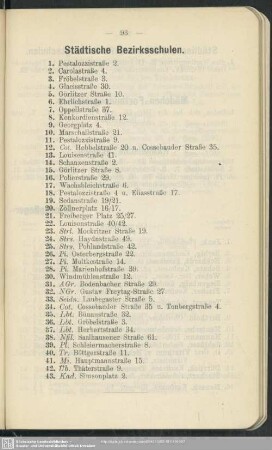 Städtische Bezirksschulen