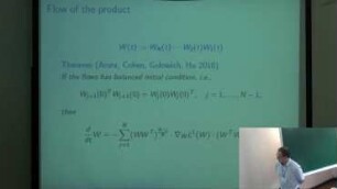 Convergence of gradient flows for learning deep linear networks