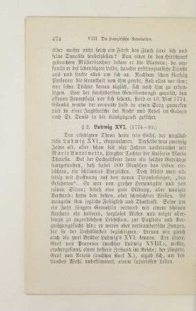 2. Ludwig XVI. (1774 - 93.)