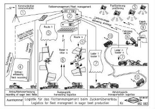 Logistik für das Flottenmanagement beim Zuckerrübenanbau