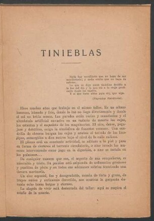 Tinieblas