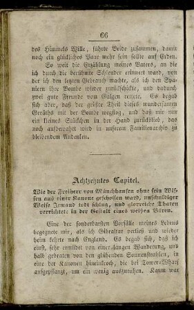 Achtzehntes Capitel