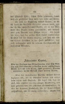 Achtzehntes Capitel