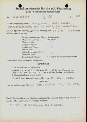 Wagner, Carl