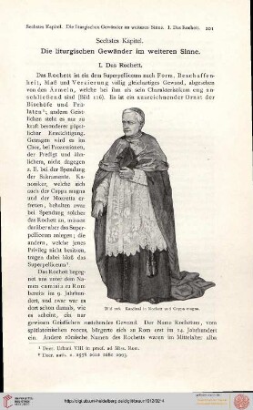 Die liturgischen Gewänder im weiteren Sinne
