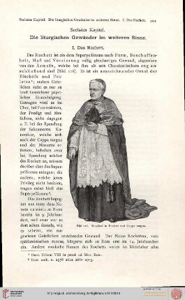 Die liturgischen Gewänder im weiteren Sinne
