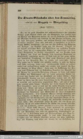 Die Staats-Eisenbahn über den Semmering, nämlich von Gloggnitz bis Mürzzuschlag
