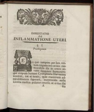 Dissertatio de inflammatione uteri.