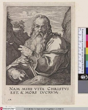 [Der Heilige Paulus als Einsiedler; St. Paul; Apostel Paulus]