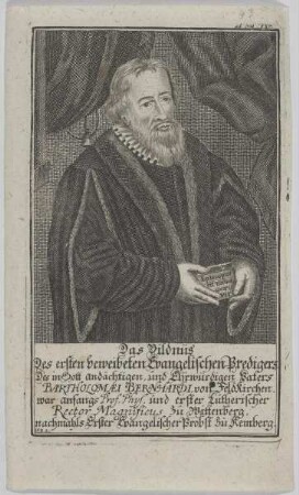 Bildnis des Bartholomaeus Bernhardi