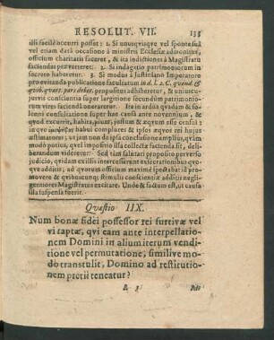 Quaestio IIX.