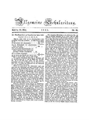 Die Kleinkinderschule in Darmstadt im Jahre 1842 : (Vergleiche A. S. Z. 1842 Nr. 90)