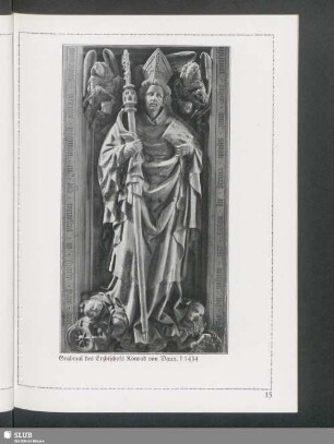 Dom zu Mainz. Grabmal des Erzbischofs Konrad von Daun