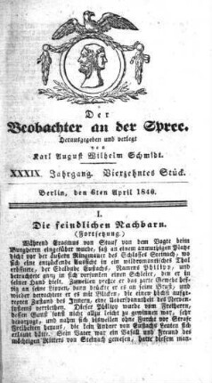 14. Stueck, 6. April 1840