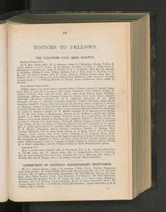Notices To Fellows.