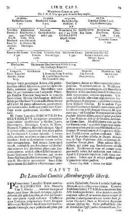 Capvt II. De Lancelini Comitis Altenburgensis liberis.