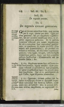 Sect. III. De regenda civitate