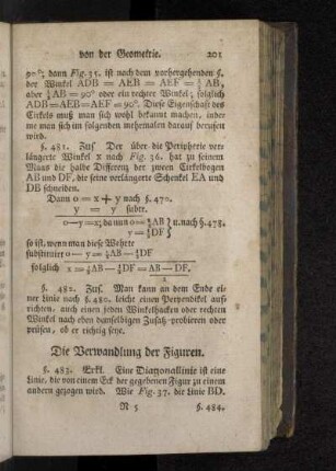 Die Verwandlung der Figuren.