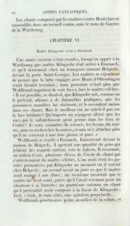 Chapitre VI. Maître Klingsohr vient à Eisenach