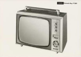 Tragbarer "Fernseh-Boy P 1201" der Grundig-Werke
