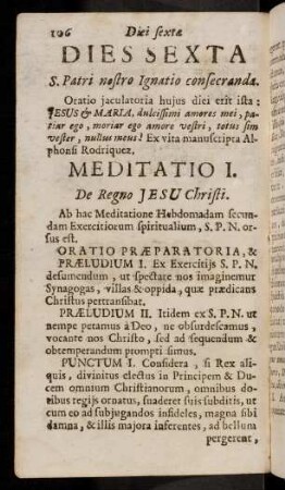 106-127, Dies Sexta