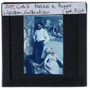 Degas, L'homme et le pantin (Mann und Puppe)