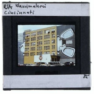 Cincinnati, Street Art auf Häuserwänden