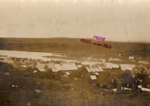 Thorshavn/Färöer Inseln (Dänemark). Blick über Stadt und Bucht