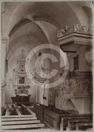 Chor der evangelischen Kirche Hermsdorf