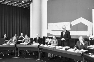 Lörrach: Neues Rathaus; Regio Conférence Tripartite; Konferenzvorsitz